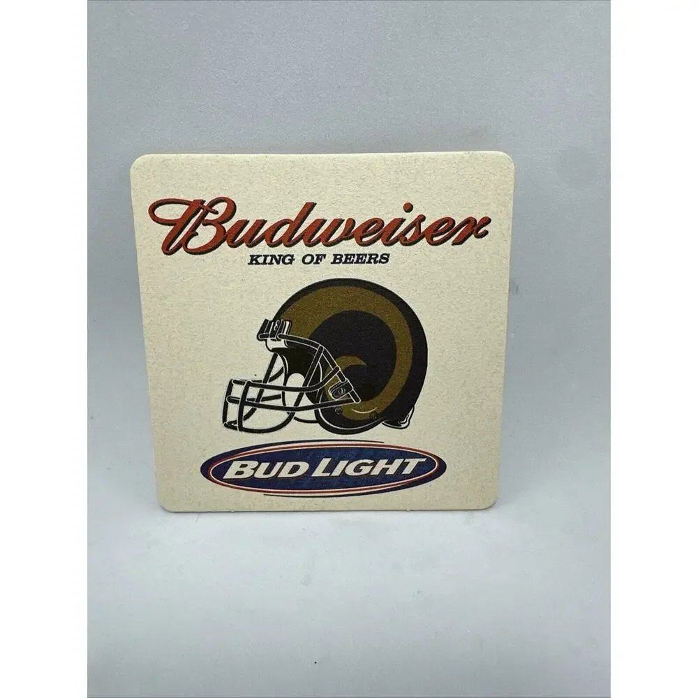 Budweiser‎ St. Louis Rams Football Schedule Coasters 2000 2001 NFL